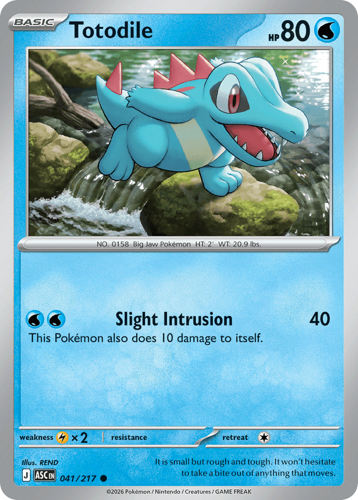Totodile Ascended Heroes card