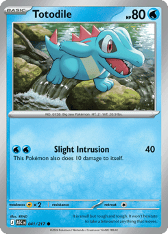 Totodile Ascended Heroes card