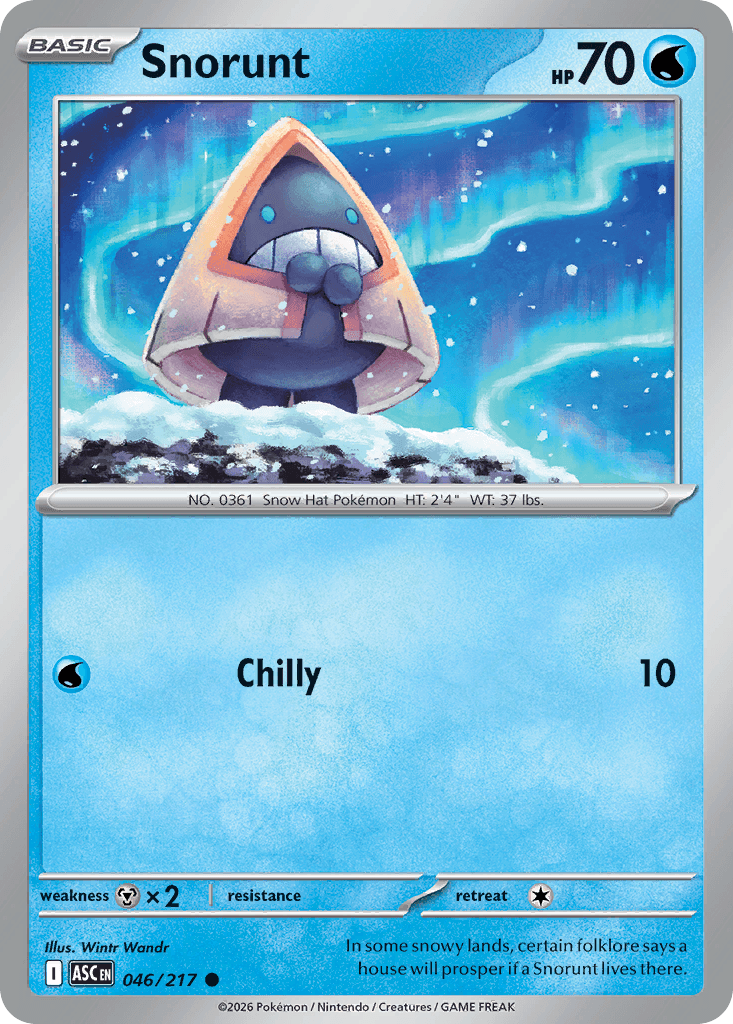 Snorunt Ascended Heroes card
