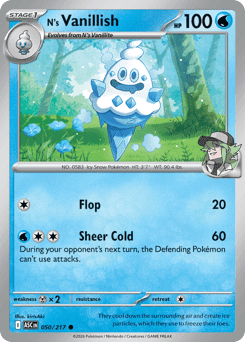 N's Vanillish Ascended Heroes card