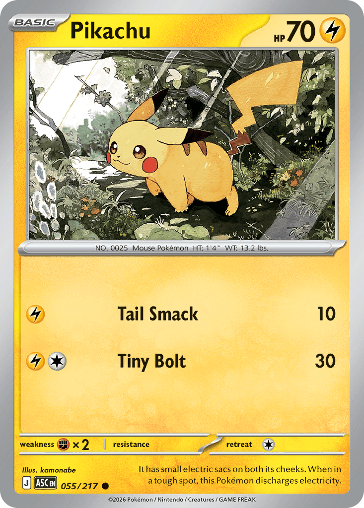 Pikachu Ascended Heroes card