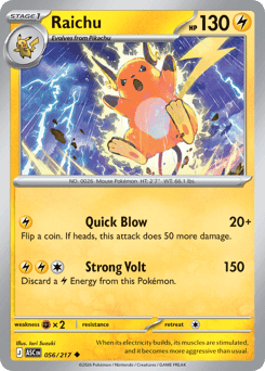 Raichu Ascended Heroes card