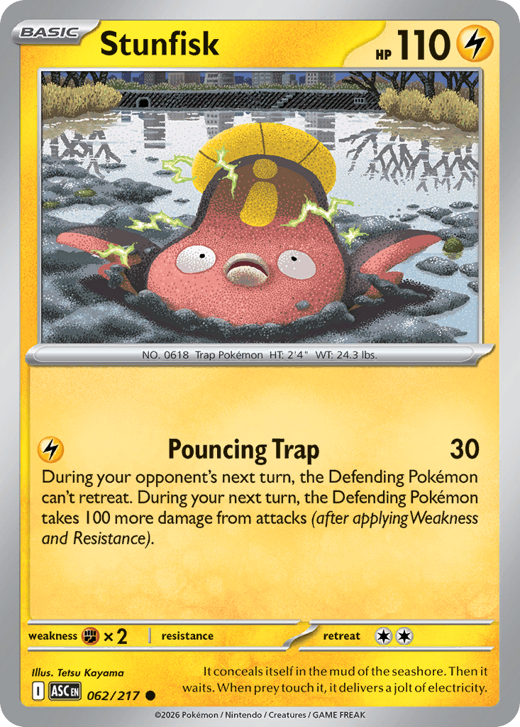 Stunfisk Ascended Heroes card