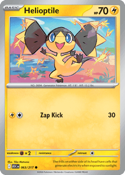 Helioptile Ascended Heroes card