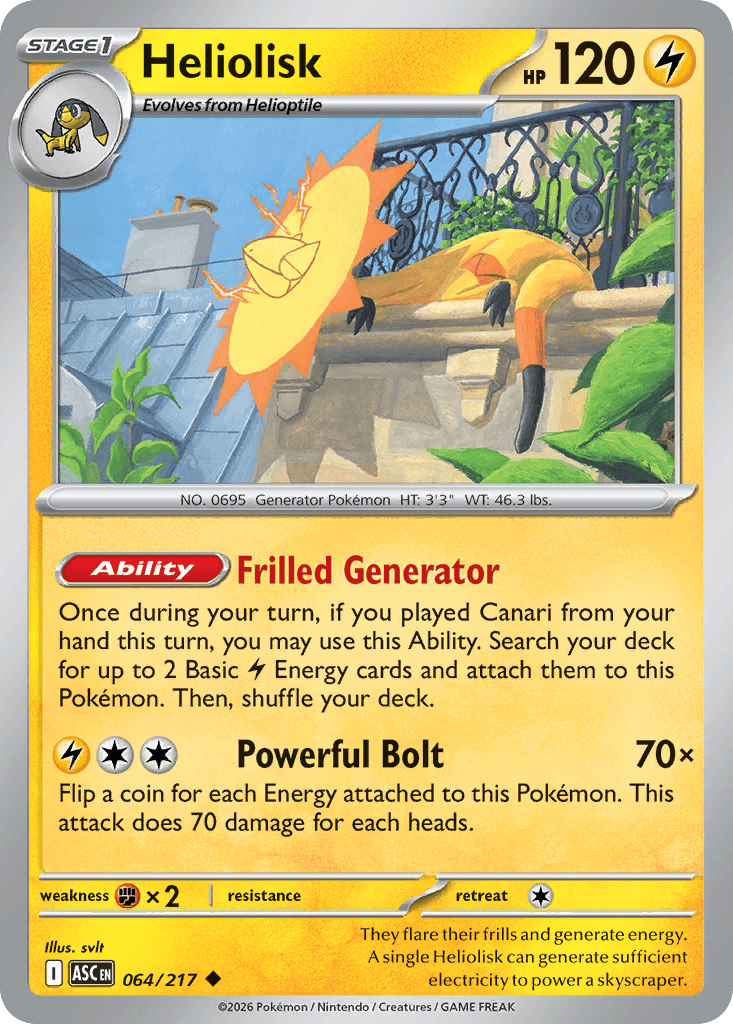Heliolisk Ascended Heroes card