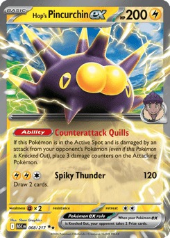 Hop's Pincurchin ex Ascended Heroes card