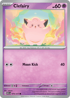 Clefairy Ascended Heroes card