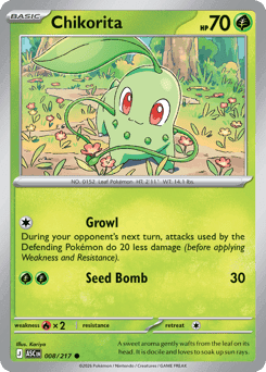 Chikorita Ascended Heroes card
