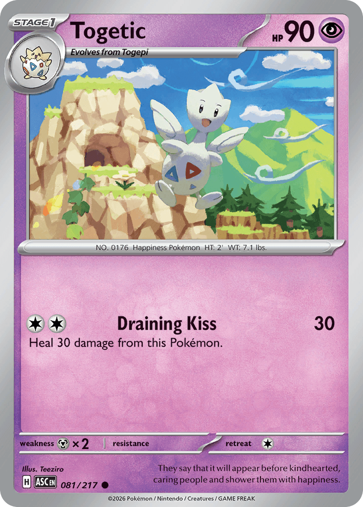 Togetic Ascended Heroes card