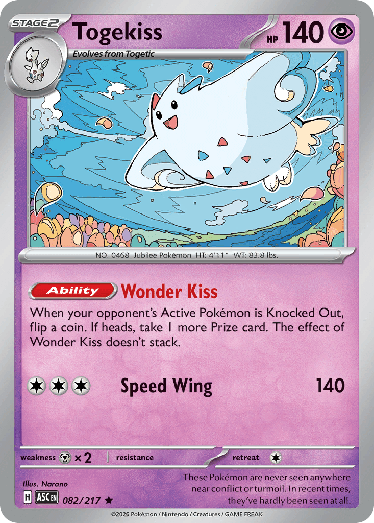 Togekiss Ascended Heroes card