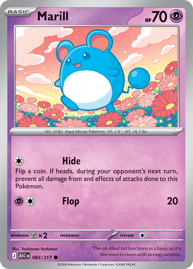 Marill Ascended Heroes card