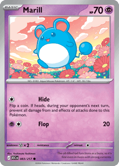 Marill Ascended Heroes card