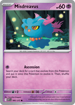 Misdreavus Ascended Heroes card