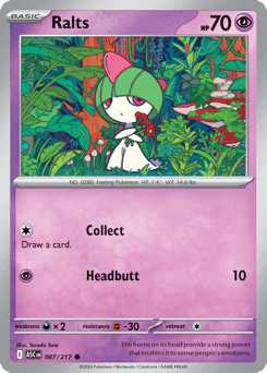 Ralts Ascended Heroes card