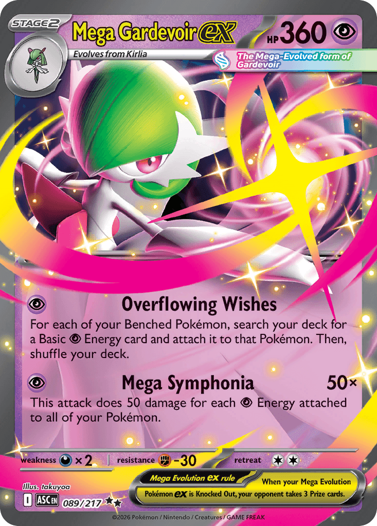 Mega Gardevoir ex Ascended Heroes card
