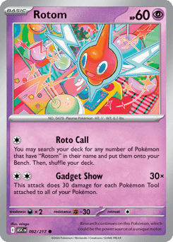 Rotom Ascended Heroes card