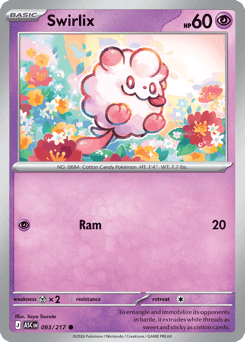 Swirlix Ascended Heroes card