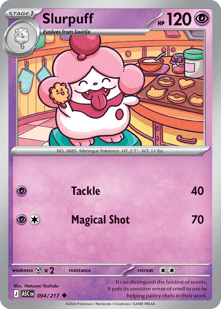 Slurpuff Ascended Heroes card