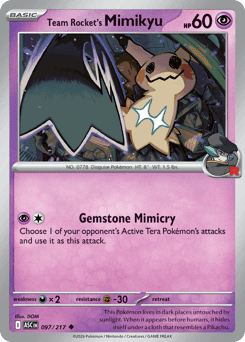 Team Rocket's Mimikyu Ascended Heroes card