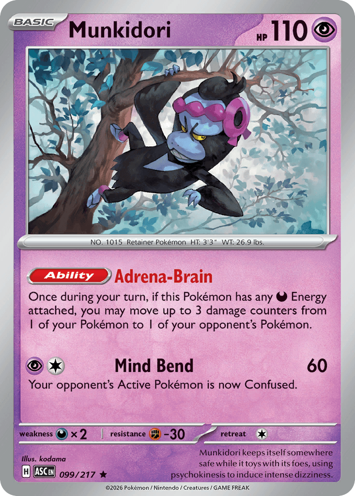 Munkidori Ascended Heroes card