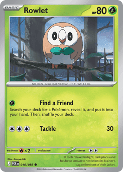 Rowlet Perfect Order card