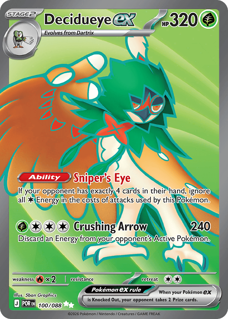 Decidueye ex Perfect Order card