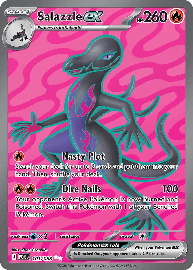 Salazzle ex Perfect Order card