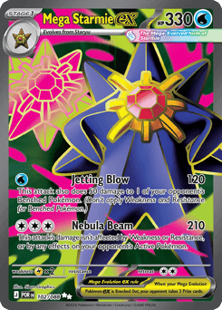 Mega Starmie ex Perfect Order card