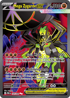 Mega Zygarde ex Perfect Order card