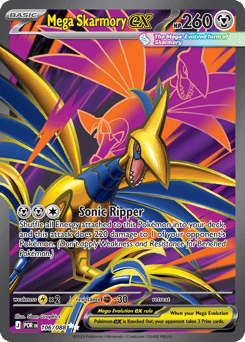 Mega Skarmory ex Perfect Order card