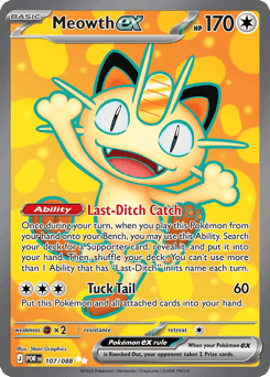 Meowth ex Perfect Order card