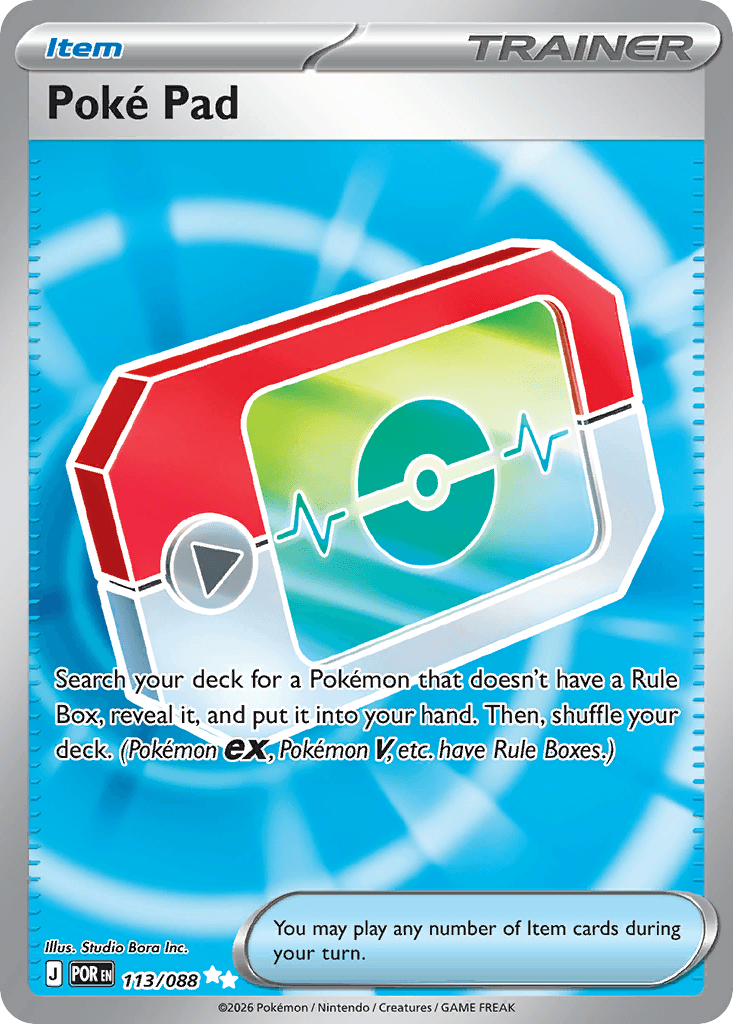 Poké Pad Perfect Order card