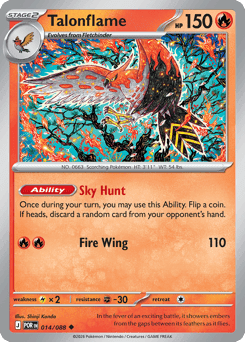 Talonflame Perfect Order card