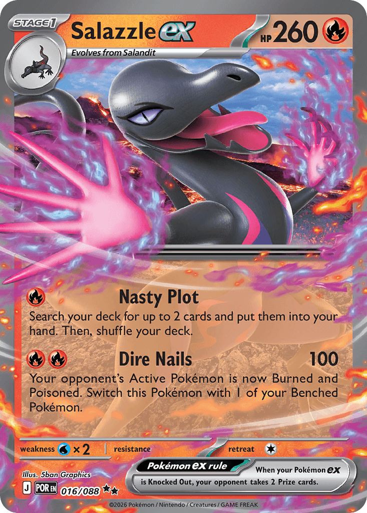 Salazzle ex Perfect Order card