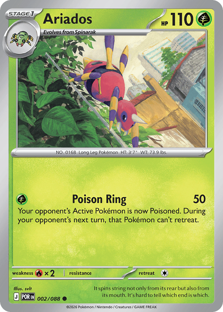 Ariados Perfect Order card