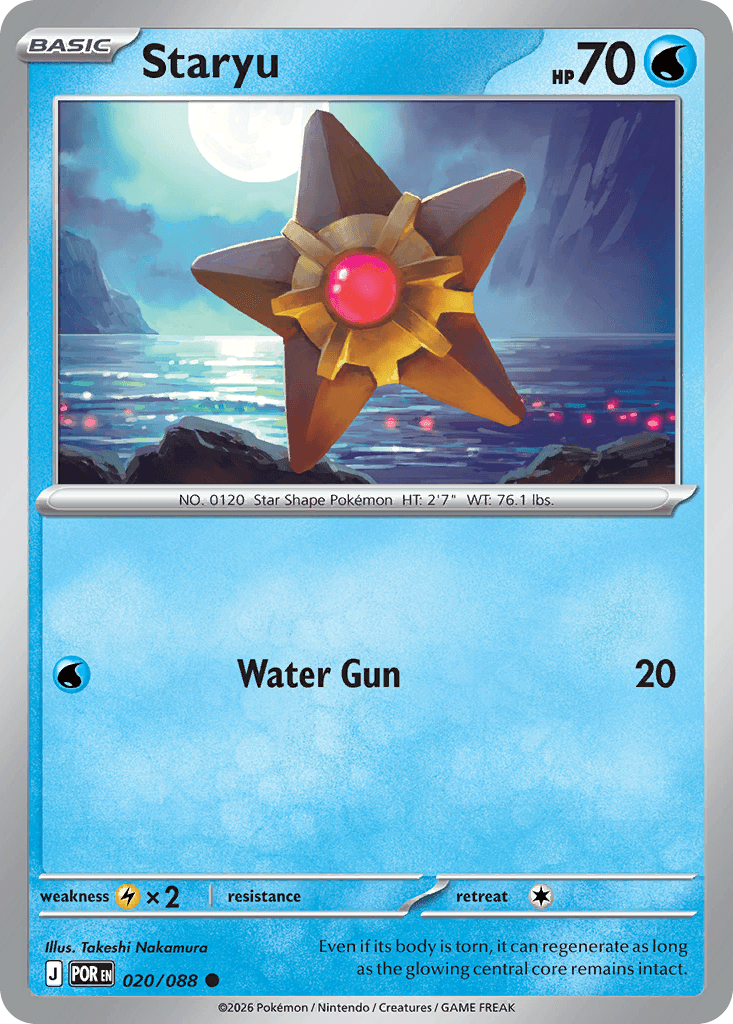 Staryu Perfect Order card