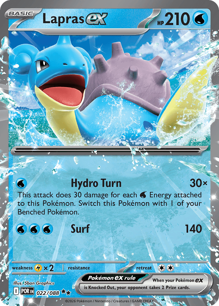 Lapras ex Perfect Order card