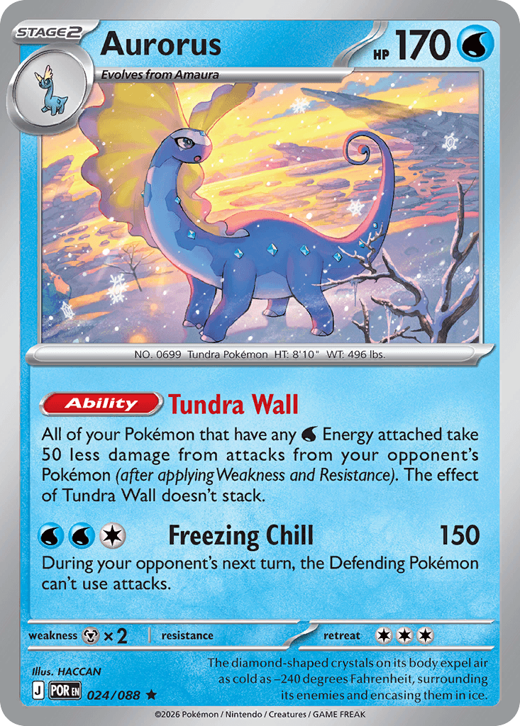 Aurorus Perfect Order card