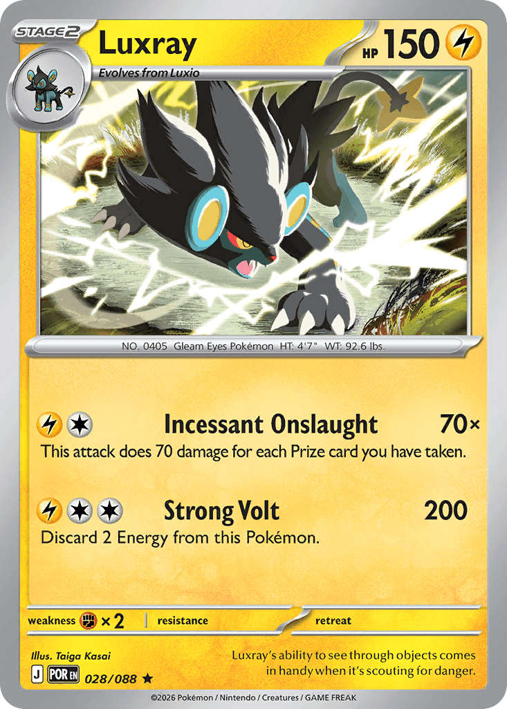 Luxray Perfect Order card