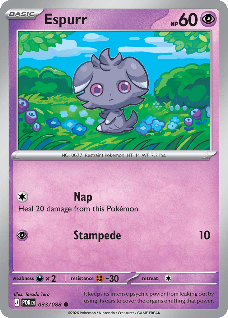 Espurr Perfect Order card