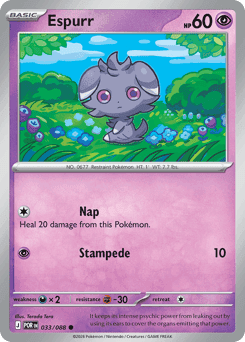 Espurr Perfect Order card