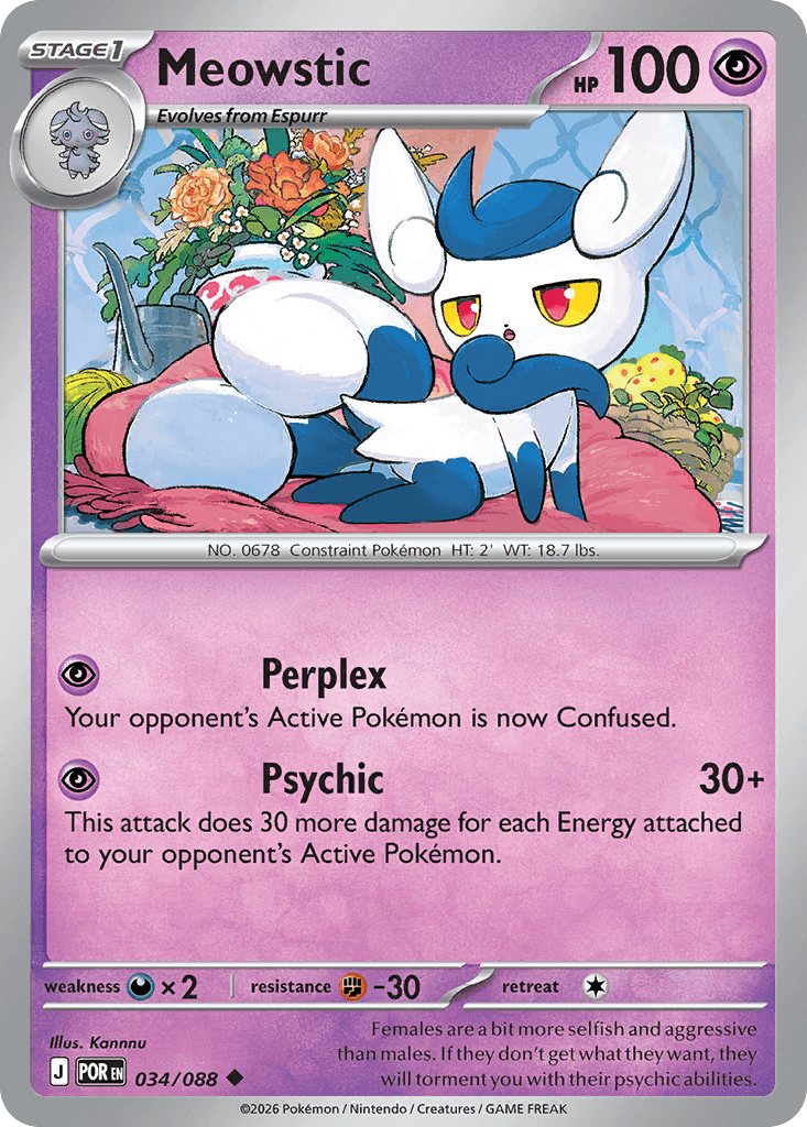 Meowstic Perfect Order card