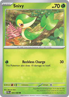 Snivy Perfect Order card