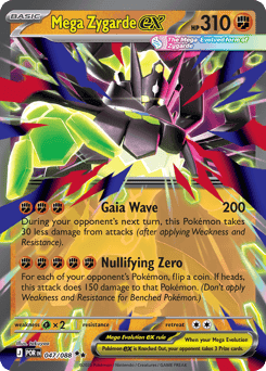 Mega Zygarde ex Perfect Order card