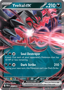 Yveltal ex Perfect Order card