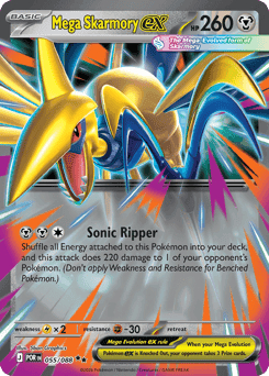Mega Skarmory ex Perfect Order card