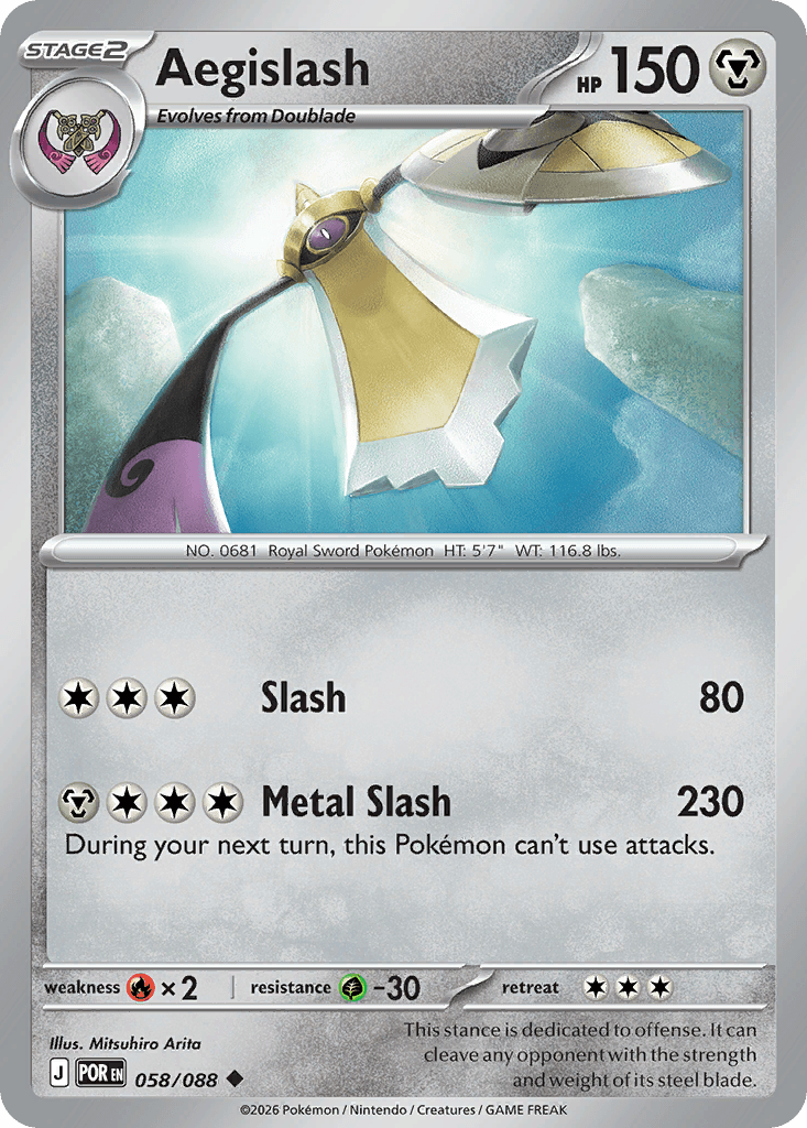 Aegislash Perfect Order card