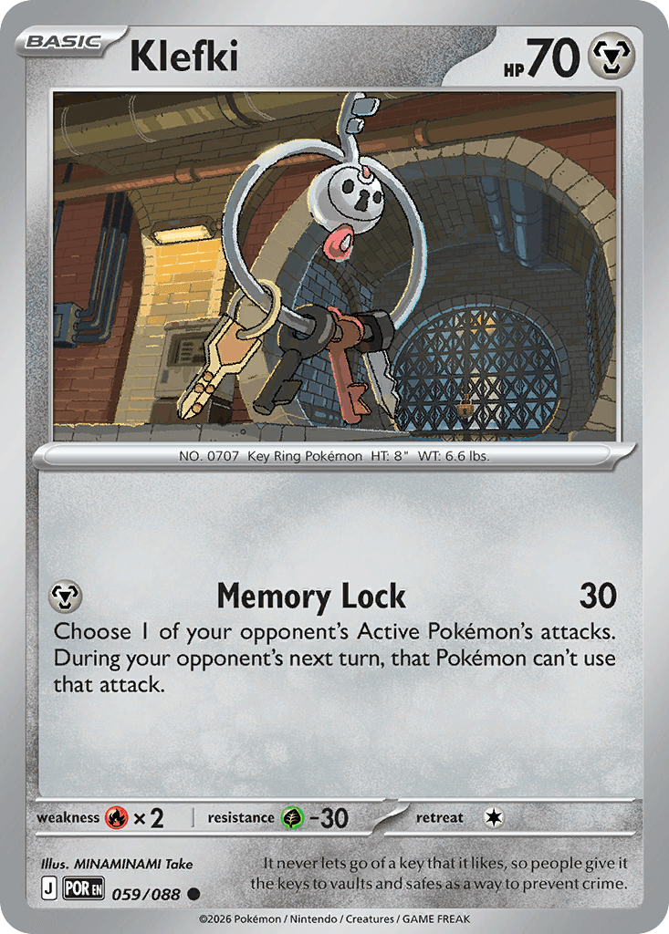 Klefki Perfect Order card
