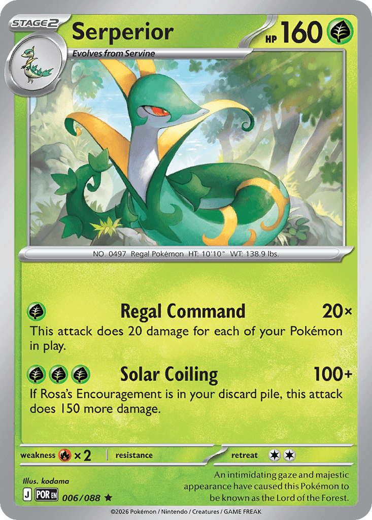 Serperior Perfect Order card