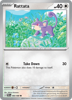 Rattata Perfect Order card